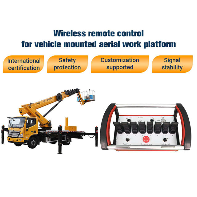 Durable Plastic Wireless Industrial Remote Control for Tower Crane with 1 Year Warranty Certified Wireless Solution
