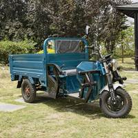 Shandong chinois super puissance trois roues eec cargo tricycle électrique ferme cabine cargobike
