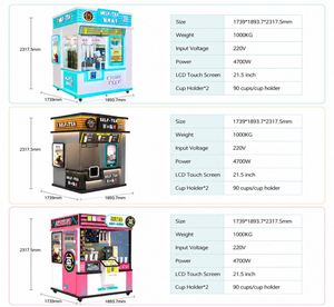 Máquina Expendedora de Té Boba Robotizada, Máquina Expendedora de Té con Leche, Máquina Expendedora de Té de Burbujas, Totalmente Automática, para Venta Caliente, Fabricante - Product Image 4