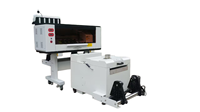 Imprimante DTG recto-verso Chengyue XP600 A3 pour 30 cm (12 pouces) avec capacité de 2 m et presse à chaud automatique pour T-shirts à encre pigmentée