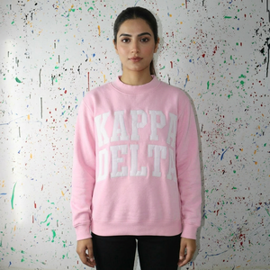 Sudadera Rosa Bebé 100% Algodón con Apliques Bordados, Estilo Deportivo, Invierno, Talla Grande - Product Image 1