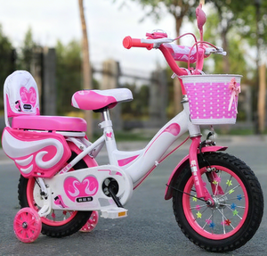 2021 nuevo estilo niños bicicleta horquilla de acero barato 12 14 20 pulgadas Sepeda Anak para niños 3-8 10 11 12 años para niñas asiento trasero - Product Image 4
