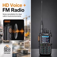 XUNLIBAO 5800 VHF UHF UV Radio Bidireccional de Doble Banda Walkie Talkie FM Precio al por Mayor Envío Rápido Tipo-C para Seguridad Construcción Exteriores