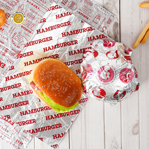 Oolima Tùy Biến Giấy Burger Giấy Không Thấm Mỡ Burger Bánh <span class=keywords><strong>Sandwich</strong></span> Lá Bọc Tổ Ong Giấy Kraft - Product Image 2