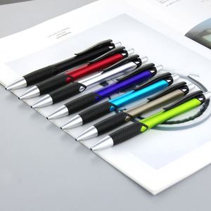 Manufacturers Hot Press Plastic Ballpoint Pen Office Signature Pen Smooth Writing Can Be Customized LOGO - Product Image 2