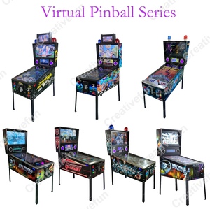 Classico 43 pollici schermo HD videogiochi in acciaio inox funzionamento moneta virtuale Flipper Flipper Retro Flipper - Product Image 4