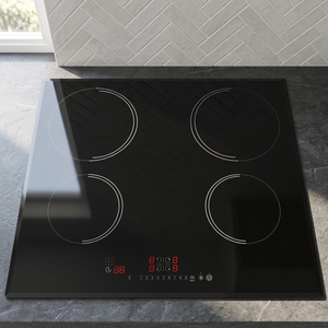 Placa de Inducción Integrada de 7400W con 4 Quemadores, Tipo Half Bridge, Venta Directa de Fábrica - Product Image 1