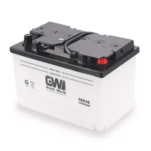 Guangzhou Auto Accu 'S Hoge Kwaliteit 12V 55ah Droog Opgeladen Accu Auto Prijs Groothandelsprijs Auto Batterij