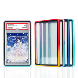 Résistant aux rayures magnétique sport Baseball <span class=keywords><strong>carte</strong></span> à collectionner dalle cartes affichage stockage protecteur étui de protection avec cadre en métal - Product Image 1