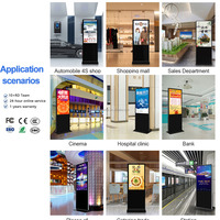 Kiosco con Pantalla LCD Publicitaria Android de 49, 55 y 65 Pulgadas, Software de Gestión Remota para Tiendas Minoristas, Elevadores Personalizados de Alta Calidad