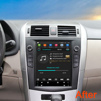 Reproductor de DVD Estéreo para Auto con Sistema Android para Toyota Corolla 2008 2009 2010 2011 2012, Navegación GPS, Cámaras Traseras Inalámbricas