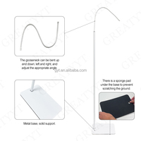 Support de sol flexible pour moniteur bébé, hauteur réglable, support universel pour caméra bébé, compatible avec Infant Optics DXR-8 Pro