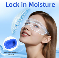 Masque pour les yeux 100% occultant, lavable et amovible, en silicone, anti-humidité et masque de sommeil pour hommes