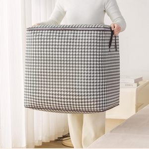 Bolsa de Almacenamiento Rectangular de Tela No Tejida con Estampado, Organizador de Ropa, Mantas y Edredones, Plegable - Product Image 2