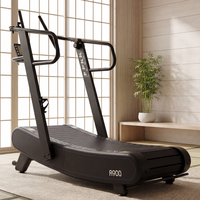 Caminadora Curva Autogenerante Modelo R900 de Rongle con Resistencia, Tamaño de Carrera 45*150cm para Entrenamiento Cardiovascular