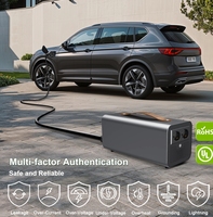 Station de recharge portable 5 kW V2L CCS2 NACS pour Tesla Model 3 X Y avec prise Nema 5-15 V2L V2H pour la maison 120v Déchargeur