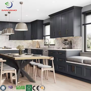 סגנון אמריקאי מותאם אישית ארונות מטבח אלון מטבח rta מודולרי סט mdf carcase המפעל סגנון שייקר לשימוש בקניון - Product Image 6