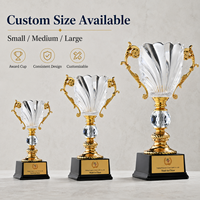 Trofeo de Cristal Personalizado de Alta Gama con Grabado Exquisito y Tallado en Sombra