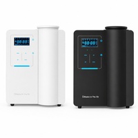 Diffuseur d'huiles essentielles électronique professionnel de luxe 200 ml avec télécommande, construction métallique, Bluetooth, application WiFi, aromathérapie