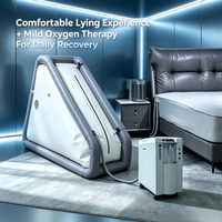 Couverture de matelas MHBOT à double zone de température avec chambre à air et circulation d'eau pour la maison et le spa, pour le sommeil et la récupération oxygénée