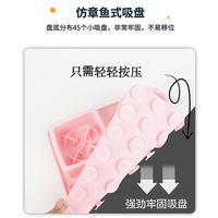 Meilleure vente transfrontalière : Gamelle anti-étouffement multifonctionnelle en silicone pour animaux de compagnie, tapis de léchage à ventouse universel pour chats et chiens