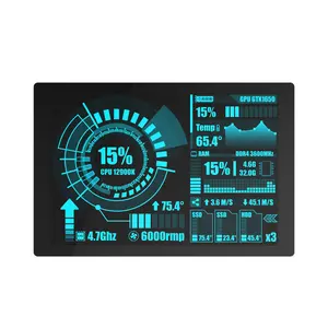 Pantalla inteligente ESP32 Pantalla a color IPS LCD Linux Módulo LCD de 3,5 pulgadas Monitor de pantalla táctil de 16MB con efecto negro de ajuste