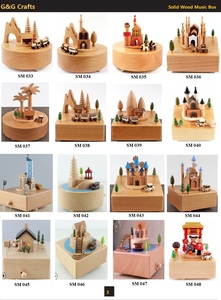 Scatola musicale in legno massello scatola di cartone per uccelli e musica House Box - Product Image 5