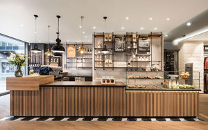 Modern Designed Fast Food <strong>Kiosk</strong> for Shopping Mall <strong>Smoothies</strong> Cart Stand Counter with Bubble Tea Fruit <strong>Juice</strong> MDF Material - Product Image 3