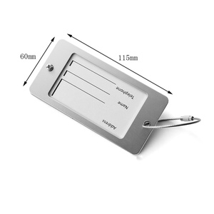 Etiqueta de Equipaje de Metal Personalizada con Diseño de Avión, de Aluminio Reciclable y Duradero, Venta al Por Mayor de Fábrica - Product Image 3