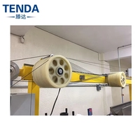 Machine d'extrusion de filament plastique pour imprimante 3D à double vis automatique TENDA pour la granulation d'ABS et la ligne d'extrusion de plaques