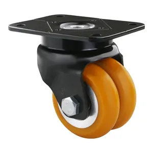 S-S Caster Wheels For Agv Car Twin Wheels Design 2 2.5 3 4 Inch Options