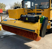 Brosse rotative de déneigement montée sur véhicule, balayeuse à neige municipale, grand équipement de déneigement pour le dégagement des routes
