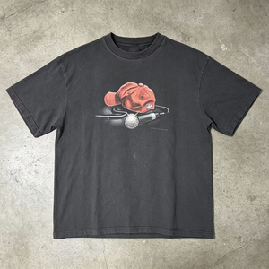 T-Shirt da Uomo Ouna Personalizzata Stile Retrò Hip-Hop, Maglietta Casual Oversize in Puro Cotone con Collo Rotondo - Product Image 1