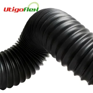 Flexible Heat Resistant TPR Duct Hose Air Ducting With Steel Wire Helix