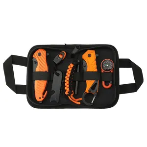 CS-9908 Customized Survival Outdoor Orange Tools New Design Multi Pocket Knife Pliers Set