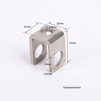 Service de fabrication de supports métalliques sur mesure - Découpe laser en acier inoxydable/aluminium, surface polie, dimensions non standard