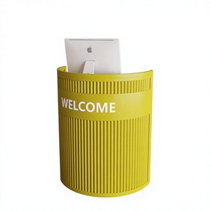 Mostrador de Recepción Pequeño para Salón de Belleza con Luces, para Peluquería, Salón de Uñas, Supermercado y Comedor - Muebles Comerciales de Madera - Product Image 1