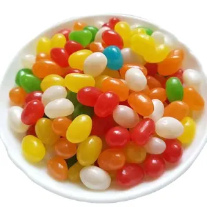 حلوى جيلي عالية الجودة حزمة سائبة من حبوب جيلي الحلوى الملونة ذات النكهة الحمراء المتاحة في المخزون