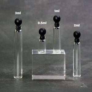 Tùy chỉnh 1ml 1.5ml 2ml 2.5ml 3ml bóng Stopper ống thủy tinh nhỏ lọ nước hoa mẫu thử nghiệm Ống chai với bóng Stopper - Product Image 4