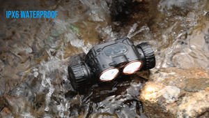 TrustFire H7R 2000lm lampu depan, dengan lampu merah putih SOS Suit untuk lampu depan berkemah pengisian lampu memancing sepeda berburu - Product Image 3