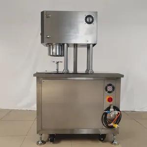 Tomato Sauce Tin Can Sealing Machine Nitrogen Gas Flushing Machine Milk Powder Can Sealer Nitrogen Packing Vacuum Sealer Machine