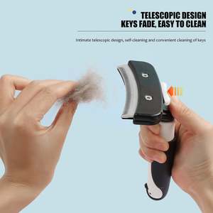 Peine para Mascotas KingHon Blanco y Negro, Peine de Agujas para Eliminar el Pelo de Perros y Gatos, Desenreda Nudos, Elimina Pulgas, Peine Automático para Eliminar el Pelo - Product Image 6