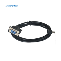 Mini USB macho a DB9 hembra, convertidor de Cable de serie RS232 de 90 grados