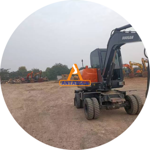 Excavatrice d'occasion Doosan DX60W de Corée Machine à pneus de 6 tonnes avec roues de 60W Les composants principaux incluent la vente d'engrenages de moteur de pompe à moteur - Product Image 6