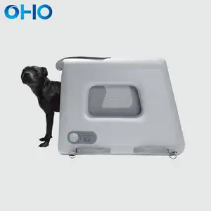 OHO新设计Dropstitch充气狗窝便携式宠物笼狗板条箱软狗盒