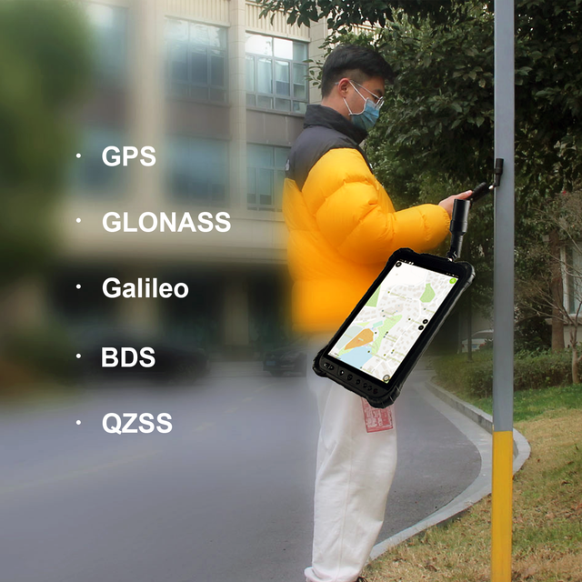 SingularXYZ 1408 Channels 8 Inch RTK GPS Surveying GNSS Tablet IP67 Waterproof Rugged GPS Android Tablet With Camera