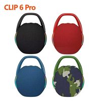 Haut-parleur en tissu CLIP 6 PRO, haut-parleur de randonnée avec crochet, prix bas, mini haut-parleur, vente chaude