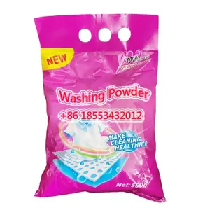 Shandong Pabrik OEM Tinggi Busa Kain Cuci Bubuk/Murah Massal Laundry Detergent Powder