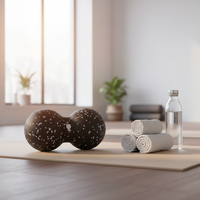 Ensemble de balles de massage EPP haute densité pour le soulagement musculaire et la thérapie par le yoga, équipement de yoga et de Pilates, rouleau en mousse