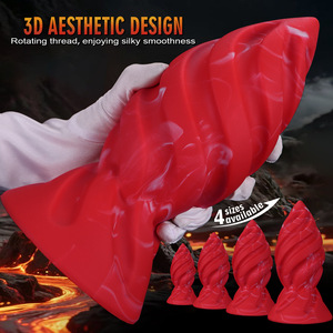Plug anal en silicone texturé, design spiralé, souple et flexible, masseur intime unisexe, facile à insérer, jouet de plaisir pour adultes - Product Image 3